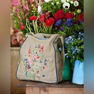 Cath Kidston embroidered cross body bag